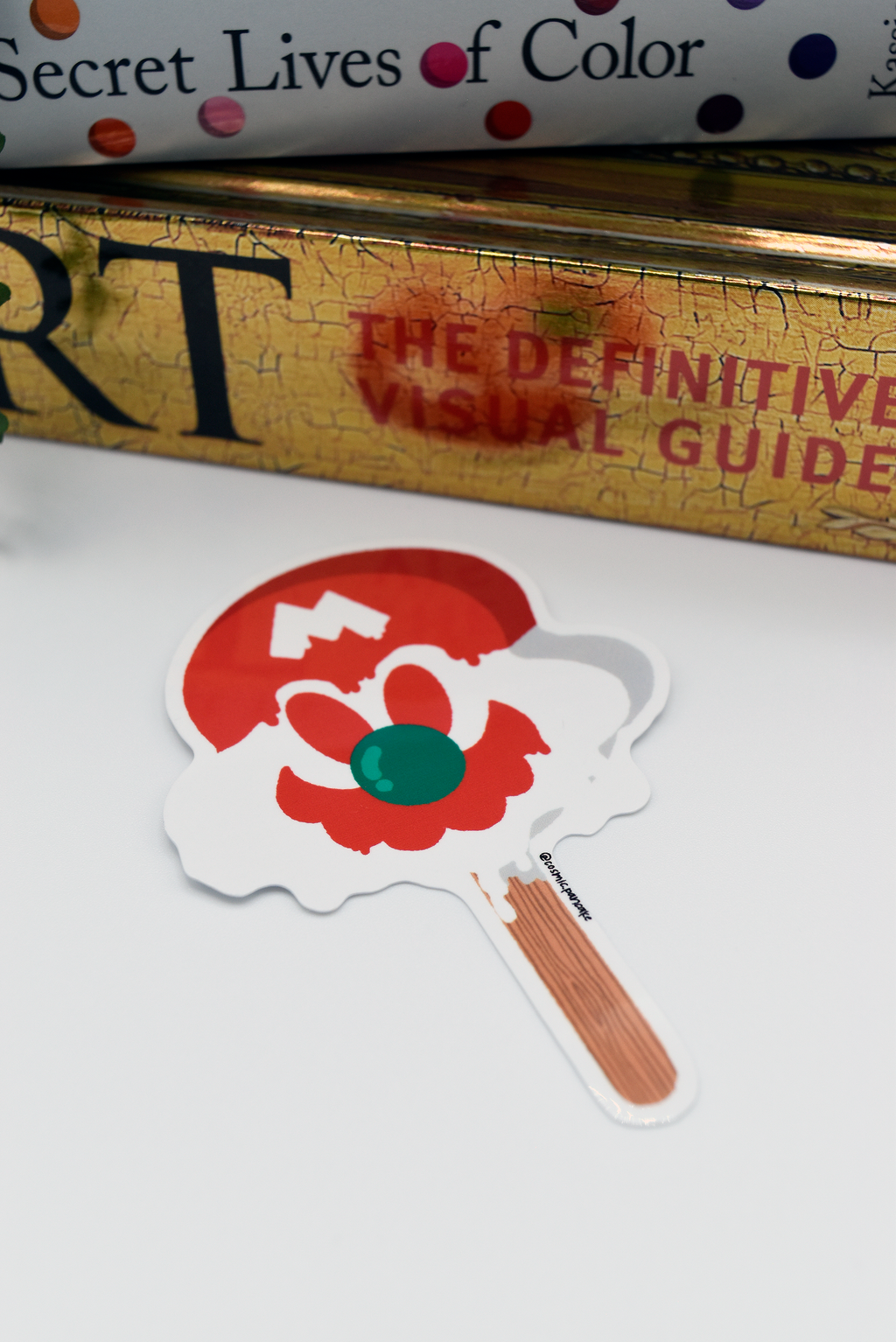 JUMP MAN ICE CREAM Glossy Vinyl Sticker