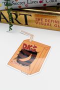 DK BANANA MILK Glossy Vinyl Sticker