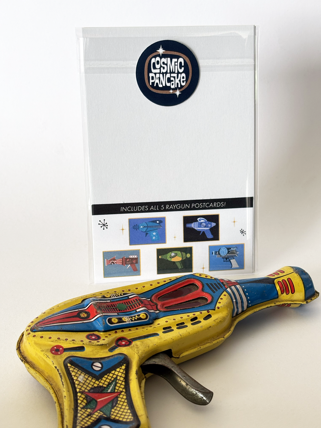 ATOMIC AGE RAYGUNS (5-PACK) Matte Post Cards