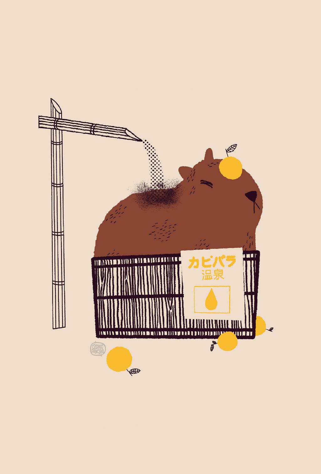 CAPYBARA SPA Glossy Mini Print
