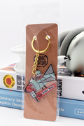 ALIEN ASTRO ROCKET Acrylic Double Sided Keychain