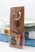 BEAR AND BEES Acrylic Double Sided Keychain