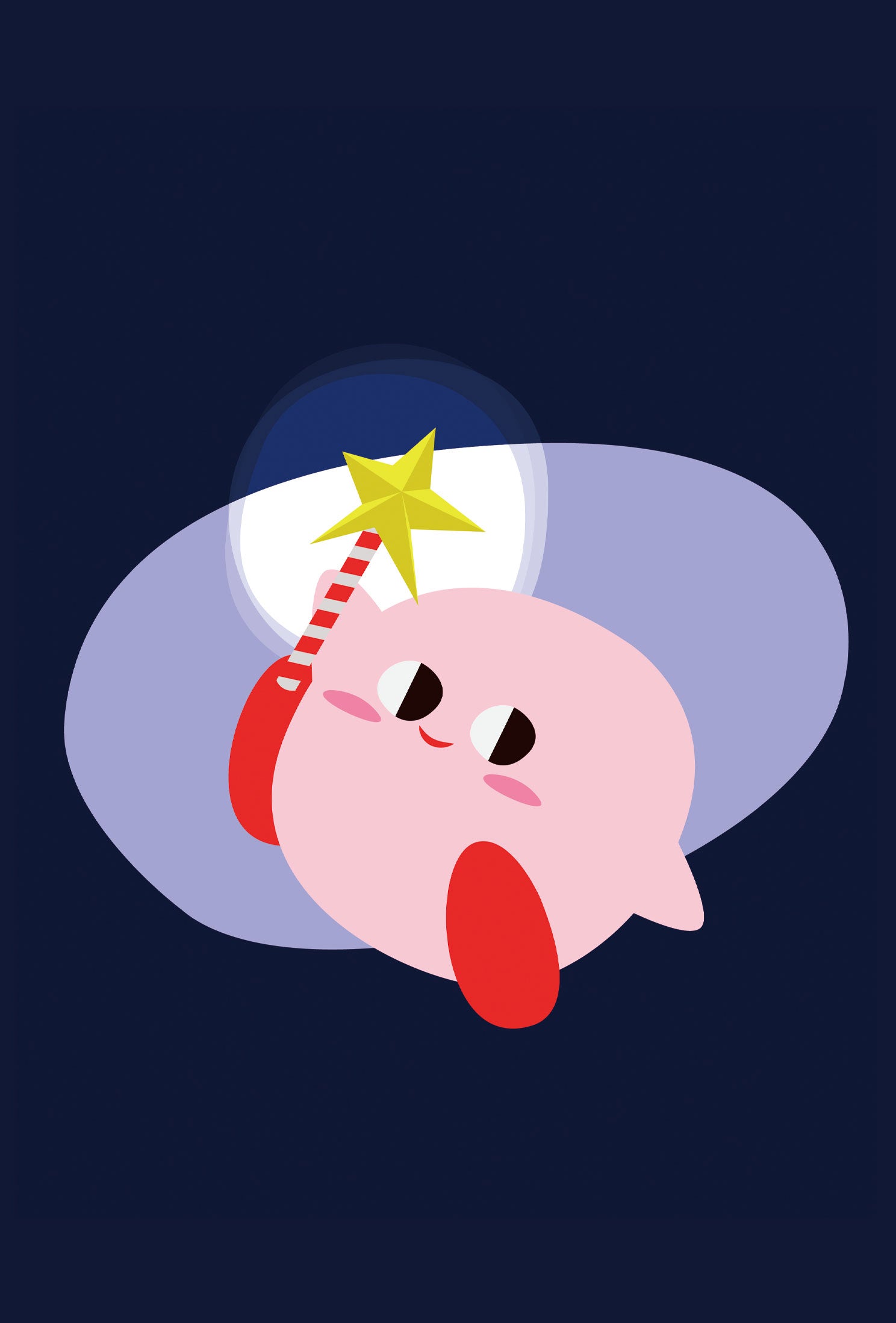 PINK PUFF MAGIC WAND GAMING CHARACTER Matte Post Card