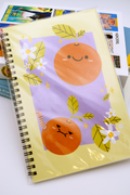 CARA CARA FRIENDS ORANGES Spiral Notebook