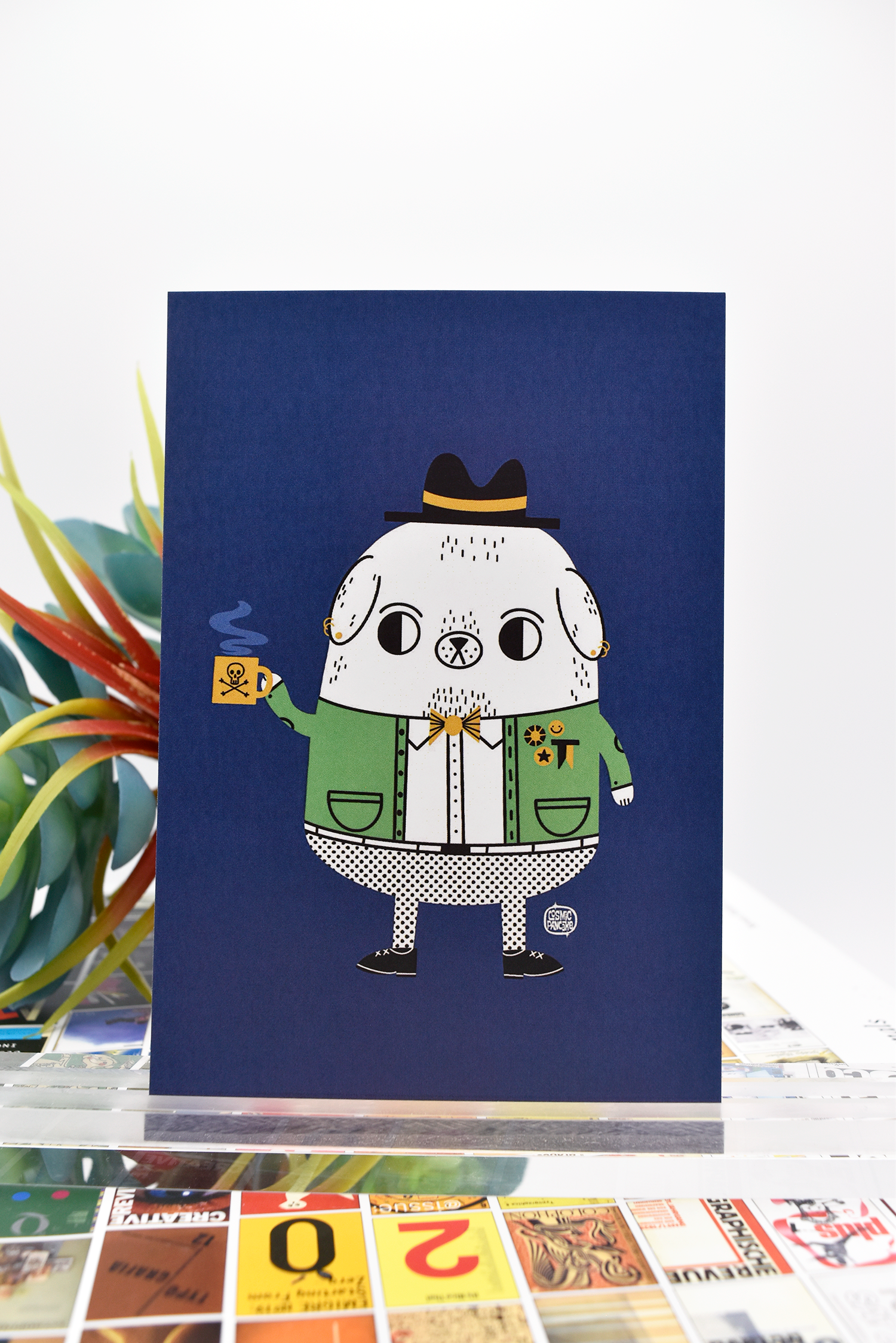 PUNK DOG Glossy Mini Print