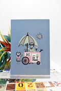ICE CREAM CART Glossy Mini Print