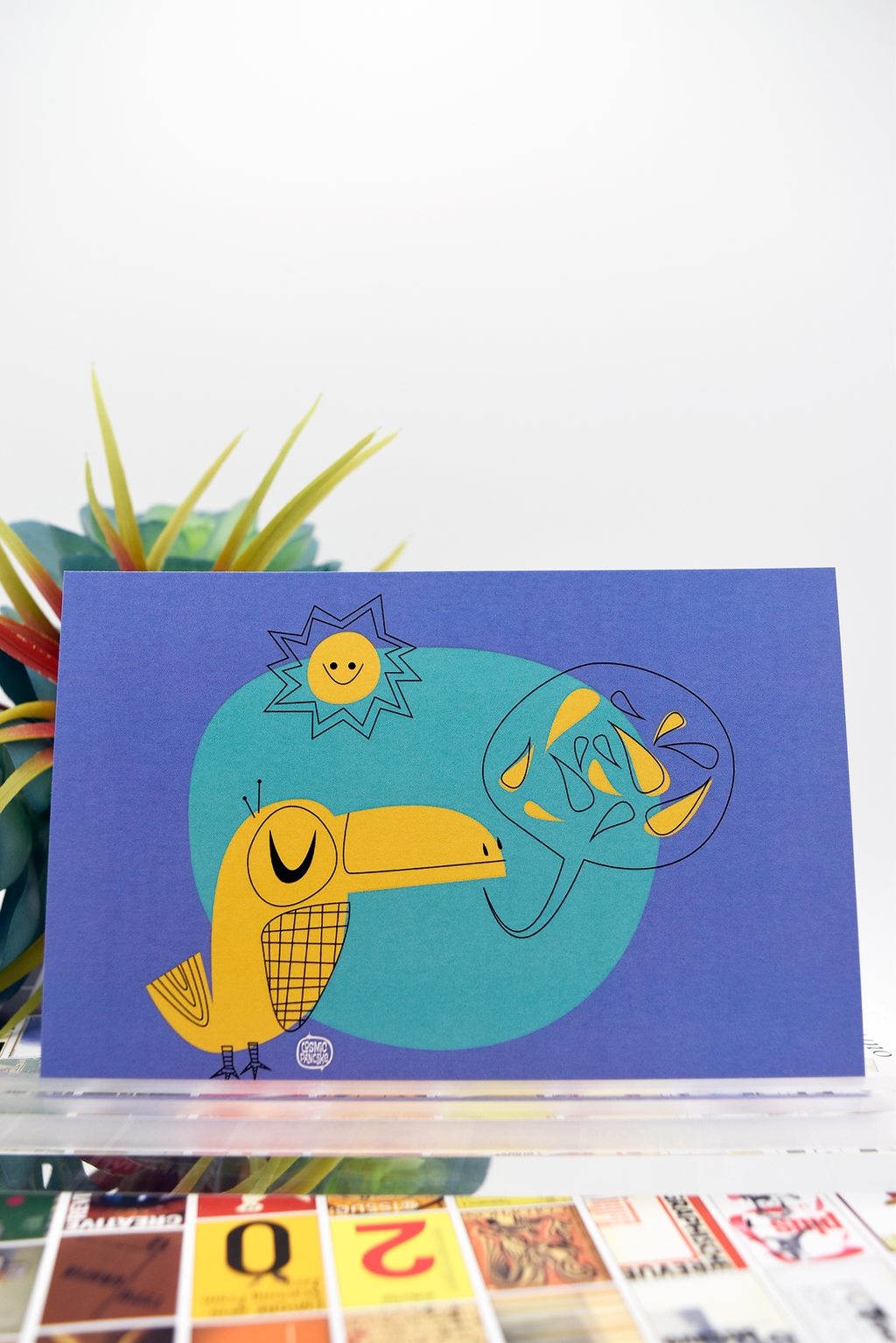 SUMMER TOUCAN Glossy Mini Print