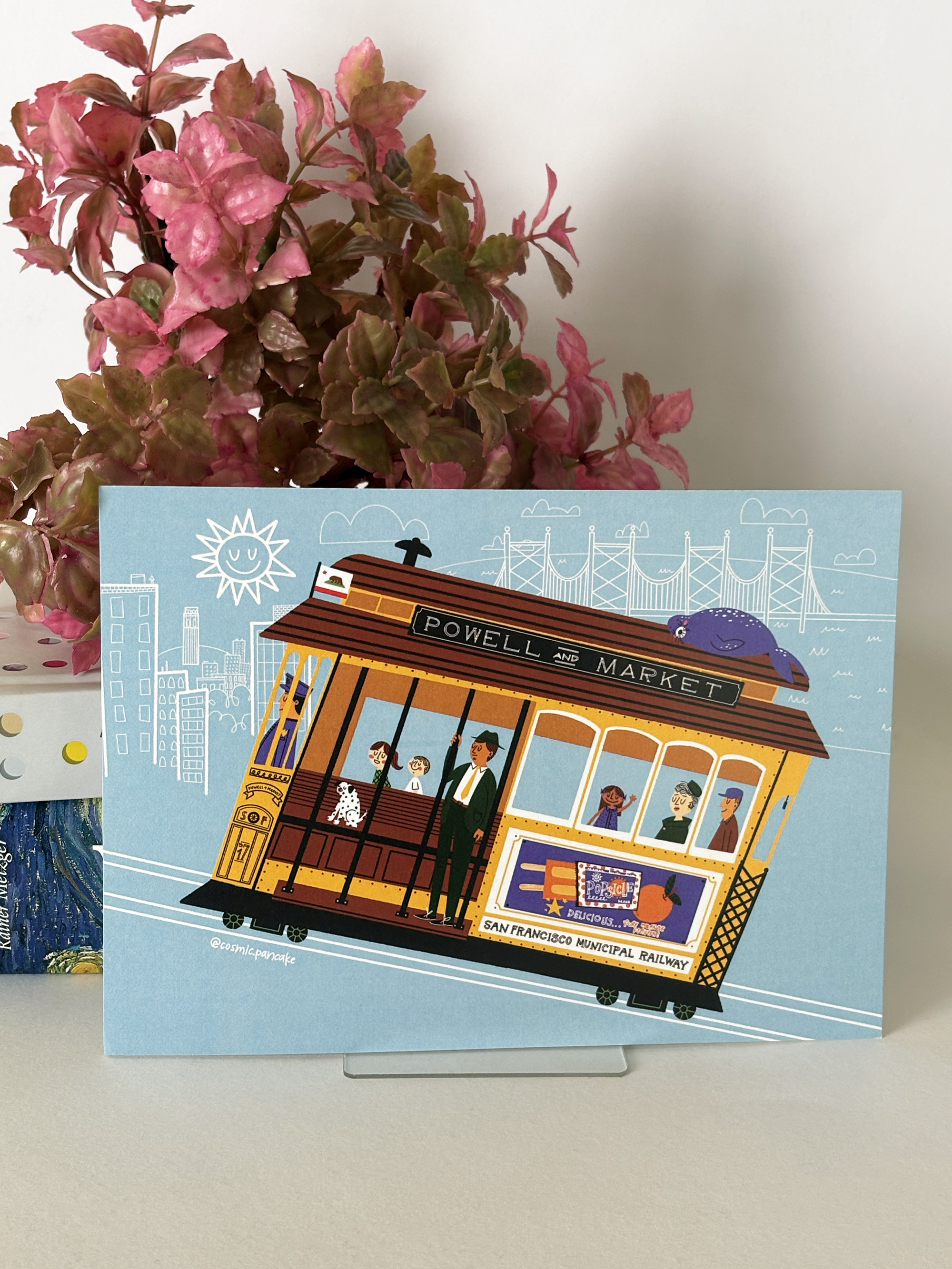 SAN FRANCISCO CABLE CAR (5X7) Matte Post Card