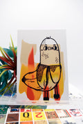 BANANA DUCK Matte Post Card