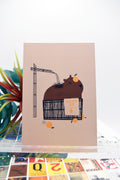 CAPYBARA SPA Matte Post Card