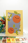 CARA CARA FRIENDS ORANGES Matte Post Card