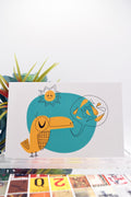 SUMMER TOUCAN Matte Post Card