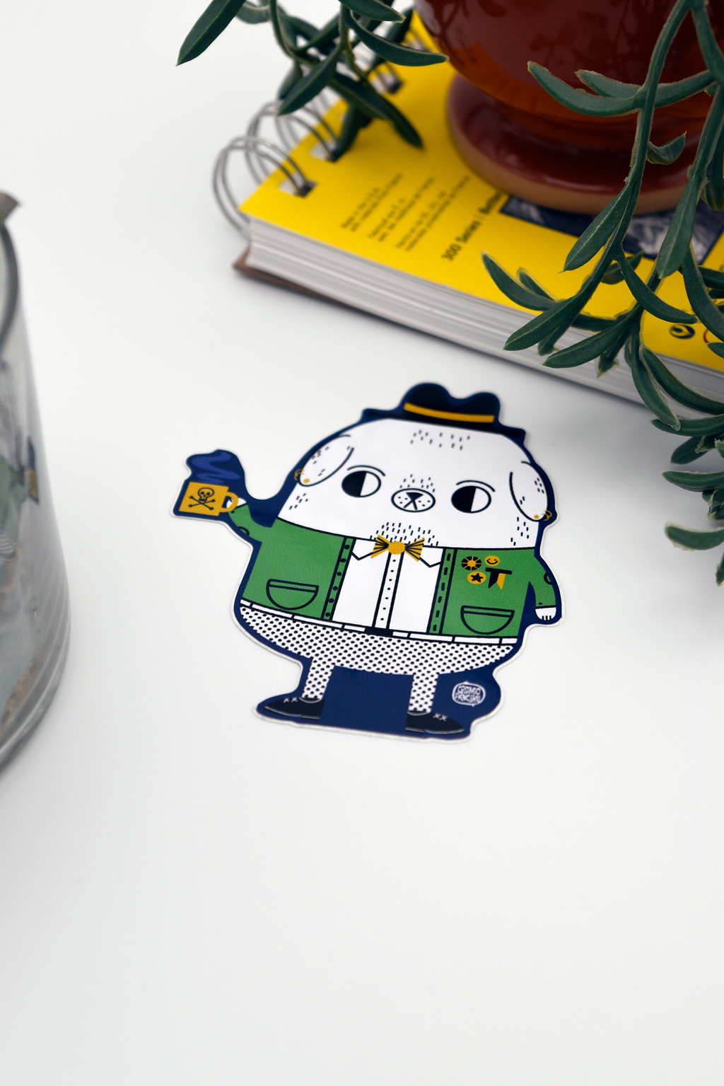 PUNK DOG Glossy Vinyl Sticker