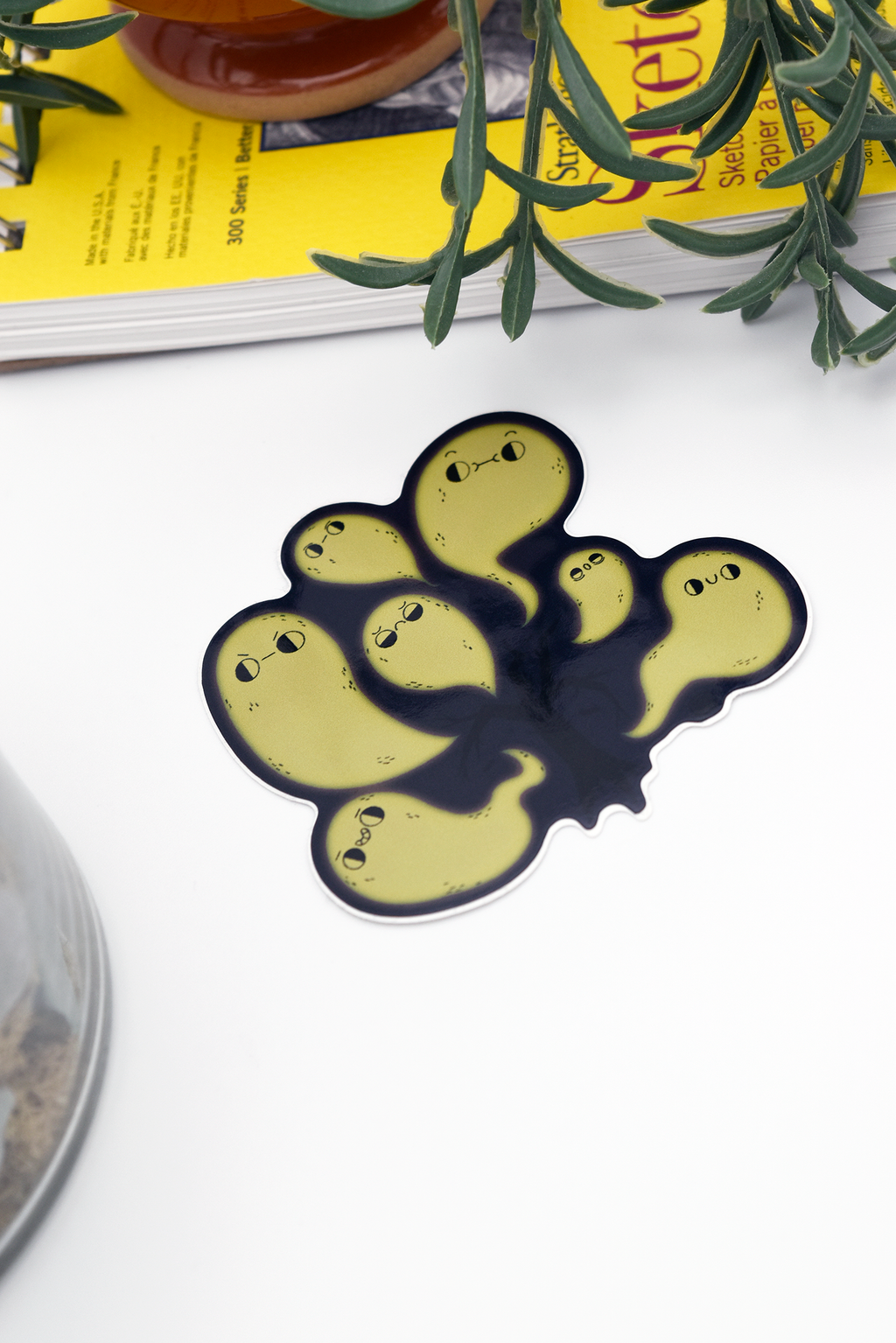 GHOST GATHERING Glossy Vinyl Sticker