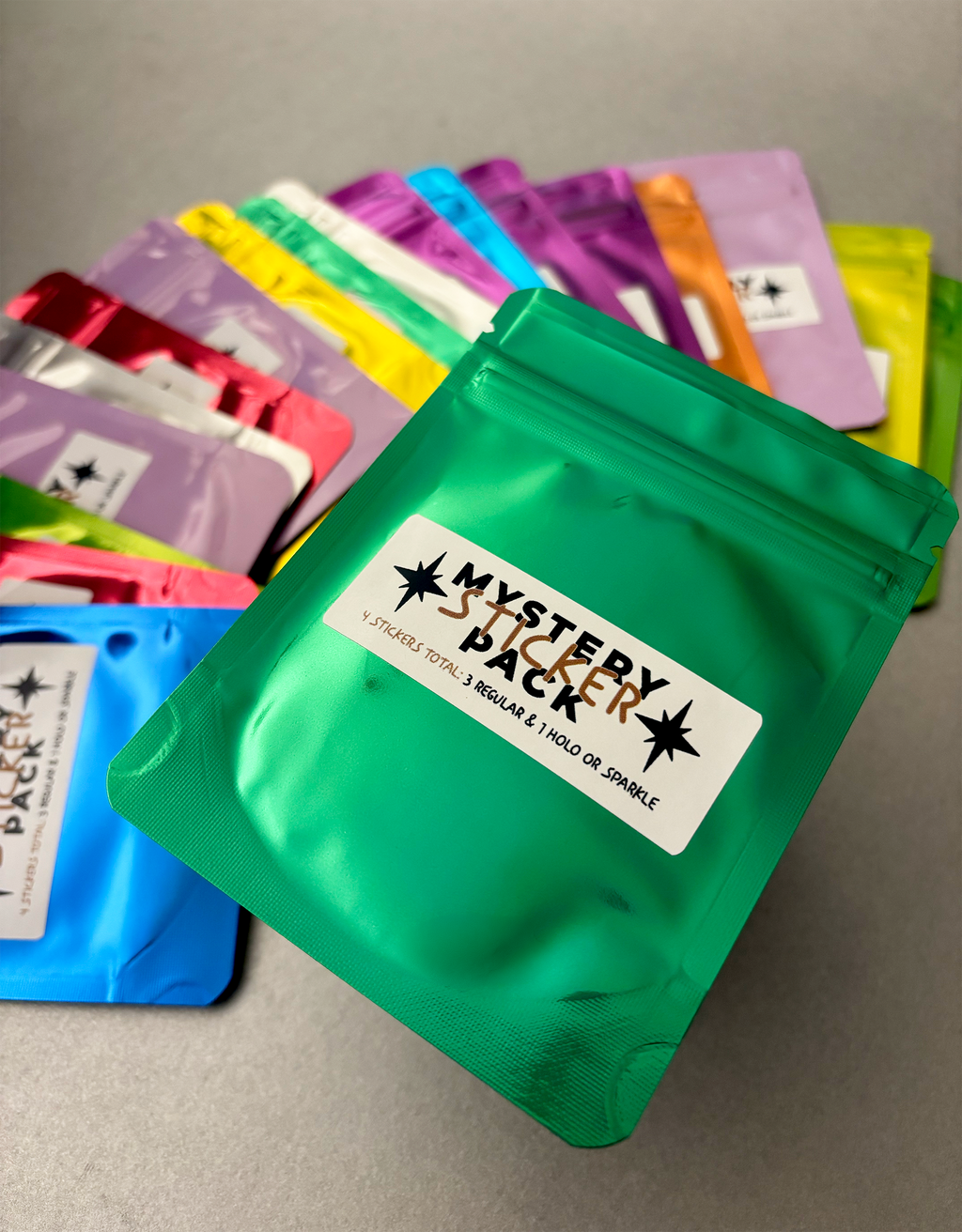 MYSTERY STICKER PACK (4 stickers)